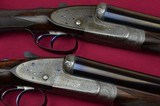 James Woodward & Sons True Pair of 12 Bore Bar Action Sidelock Ejectors - Magnificent - 1 of 15