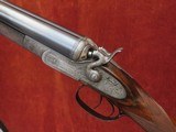 J Blanch & Son 12 Bore Bar-Action Hammergun – Gorgeous Engraving - 4 of 8