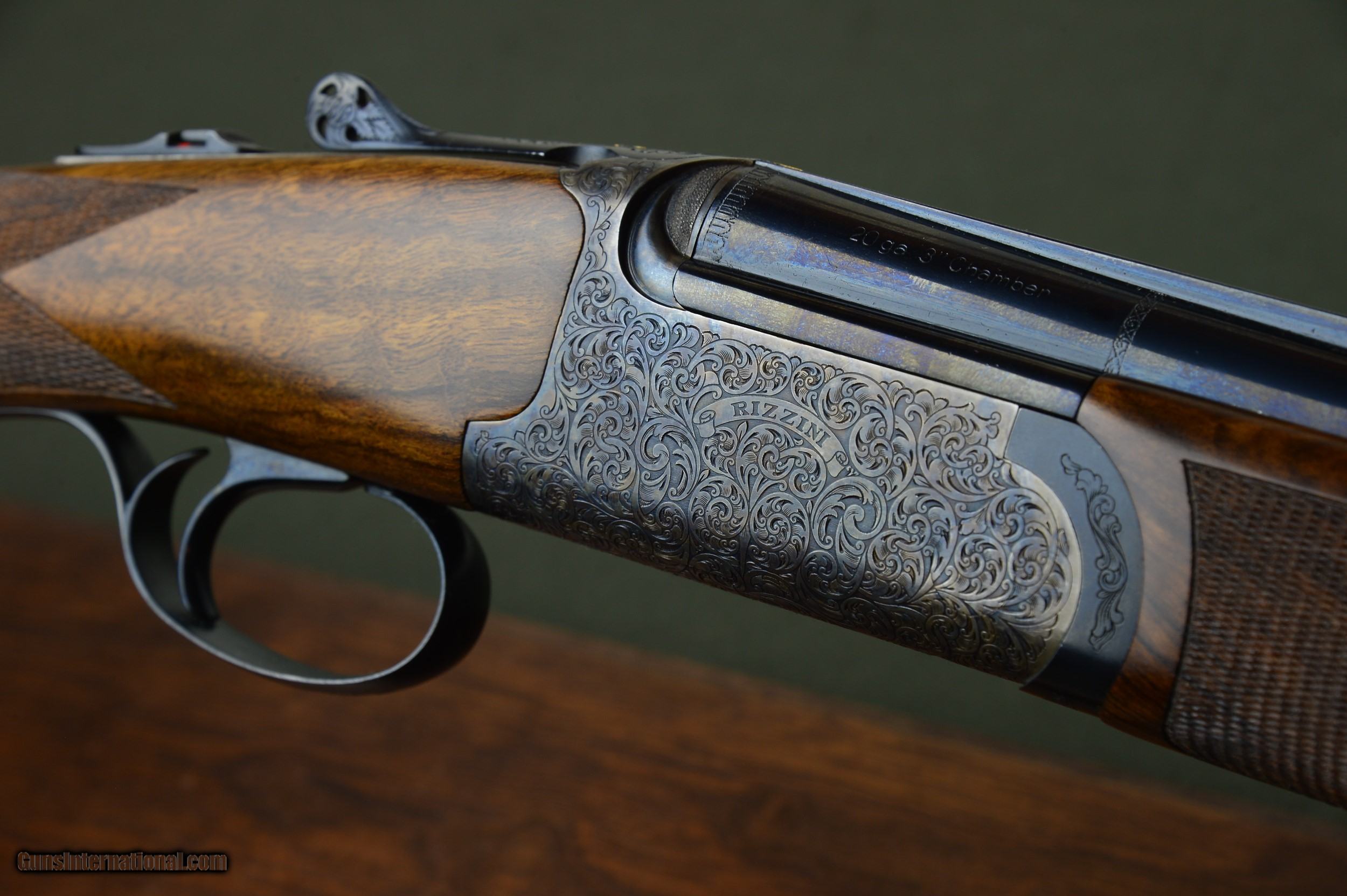 B. Rizzini O/U Round Body 20 Gauge With Full Coverage Engraving ...