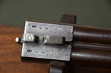 Alfred Lancaster 12 Bore Boxlock Non-Ejector with Sidelever and 29” Nitro Damascus Barrels - 15 of 15