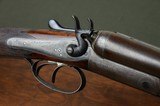 James MacNaughton 12 Bore Back Action Hammer Gun with Beautiful Nitro Proofed Damascus Barrels and Very Stout Wood - 8 of 9