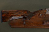 Merkel 147EL 20 Gauge Boxlock Ejector with 30” Barrels, Highly Figured Stock and Long Length of Pull – Profusely Game Scene Engraved by Bettina Lenk - 7 of 12