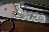 Merkel 147EL 20 Gauge Boxlock Ejector with 30” Barrels, Highly Figured Stock and Long Length of Pull – Profusely Game Scene Engraved by Bettina Lenk - 5 of 12