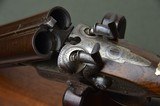 Handsome and Rare – W.R. Pape 16 Bore Barlock Hammer Gun with 30” Highly Figured Damascus Barrels and Unique Sidelever Opening - 2 of 13