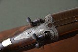 Handsome and Rare – W.R. Pape 16 Bore Barlock Hammer Gun with 30” Highly Figured Damascus Barrels and Unique Sidelever Opening - 4 of 13