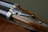 Westley Richards 12 Bore Sidelock Ejector with Leather Case and Nicely Figured English Walnut – “Between the Wars Gun” - 2 of 11