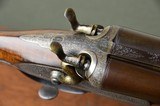 Army & Navy 12 Bore Hammergun with Sidelever, Knockout Wood, and Damascus Barrels - 4 of 10