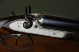 William Powell & Son Bar-In-Wood 12 Bore Hammer Gun With Push-Up Toplever Opening