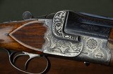 Greifelt & Co. 12 Ga Boxlock Ejector Imported by VL&D with Profuse Engraving and Highly Figured European Walnut Stock – 30” Barrels - 1 of 14