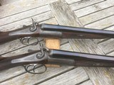Magnificent James Purdey Pair 12 bore Back-Action Hammerguns - No's 8521 & 8522 in Original Case - 2 of 15