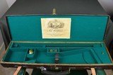 English Oak & Leather Single Gun Case with Accessories – Nice Period Case – Recently Refurbished - 4 of 5