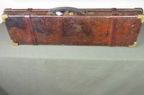 English Oak & Leather Single Gun Case with Accessories – Nice Period Case – Recently Refurbished - 3 of 5