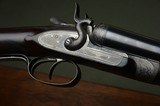 Thomas Johnson 16 Bore Bar-In-Wood Hammergun with 30” Barrels – Made by Purdey – Highly Engraved - 1 of 12