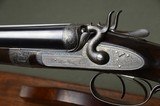 Thomas Johnson 16 Bore Bar-In-Wood Hammergun with 30” Barrels – Made by Purdey – Highly Engraved - 6 of 12