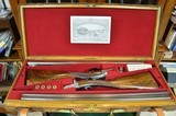 John Dickson & Son Round Action Ejector PAIR with Original Damascus Barrels – Fabulous Condition