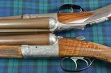John Dickson & Son Round Action Ejector PAIR with Original Damascus Barrels – Fabulous Condition - 2 of 15