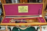 Hussey 12 Bore Sidelock Ejector Cased with Fabulous Wood and Lots of Case Coloring – No. 1 of a Pair - High Condition - 2 of 14