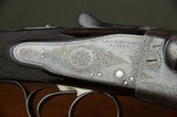 Chas. H. Maleham 16 Bore Back Action Sidelock with Highly Figured Nitro Damascus Barrels – 2-3/4” Chambers - 4 of 13