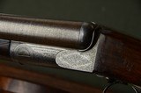 Stephen Grant 12 Bore Trigger Plate Action -
Sidelever Opening and Cocking – 30” Highly Figured Damascus Barrels with 2-3/4” Chambers - 4 of 11