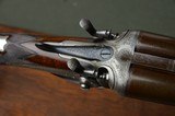 W.R. Pape “The Purdey of the North” 12 Bore Backaction Hammergun with 30” Highly Figured Nitro Damascus Barrels – Recently Refurbished in the UK - 4 of 13