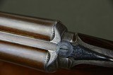 Joseph Harkom & Son 12 Bore Boxlock Ejector with Spectacularly Carved Fences and 30” Nitro Damascus Barrels - Edinburgh - 1 of 11
