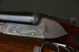 John Dickson & Son Lightweight 12 Bore Boxlock Ejector – “Between the Wars Gun” – Nicely Figured Wood - Cased in Oak & Leather Case - 4 of 12