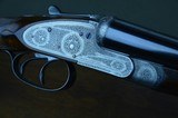 Joseph Lang & Son 12 Bore Sidelock Ejector with Beautifully Sculpted Fences and Full Coverage Engraving - 5 of 12