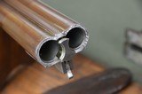 Alfred Clayton 12 Bore Hammergun with 30” Nitro Damascus to Damascus Sleeved Barrels and Unique Hammers - 12 of 14