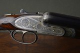High Grade Spanish Guild Gun – 12 Gauge Sidelock Ejector with 30” Barrels – Crisp Engraving and Original Case Coloring - 3 of 14