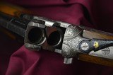Beretta S3 EELL / SO5 / SO3 EELL / S3EELL Sidelock - Fully Engraved with Gold Crown on Pierced Toplever – Hand Detachable Sidelocks - 4 of 13