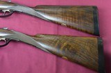 John Dickson & Son 12 Bore Round Action Pair - Fabulous Game Scene Engraving by Harry Kell - 11 of 15