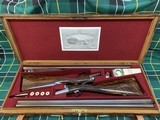 John Dickson & Son Round Action Ejector PAIR with Original Damascus Barrels – Fabulous Condition - 2 of 15