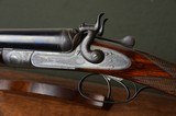 Joseph Harkom & Son 12 Bore Bar Action Hammergun with 30” Barrels and Highly Figured Stock --- Scotland - 9 of 11