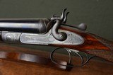 Joseph Harkom & Son 12 Bore Bar Action Hammergun with 30” Barrels and Highly Figured Stock --- Scotland - 9 of 11
