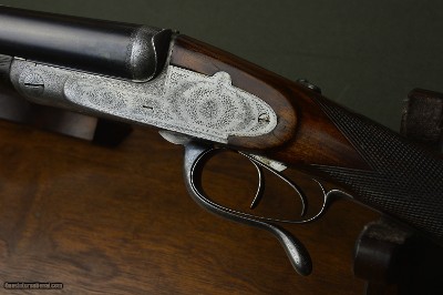 Joseph Lang & Sons 12 Bore Trigger Plate Action with Snap Underlever Opening and Cocking – No. 2 of a Pair