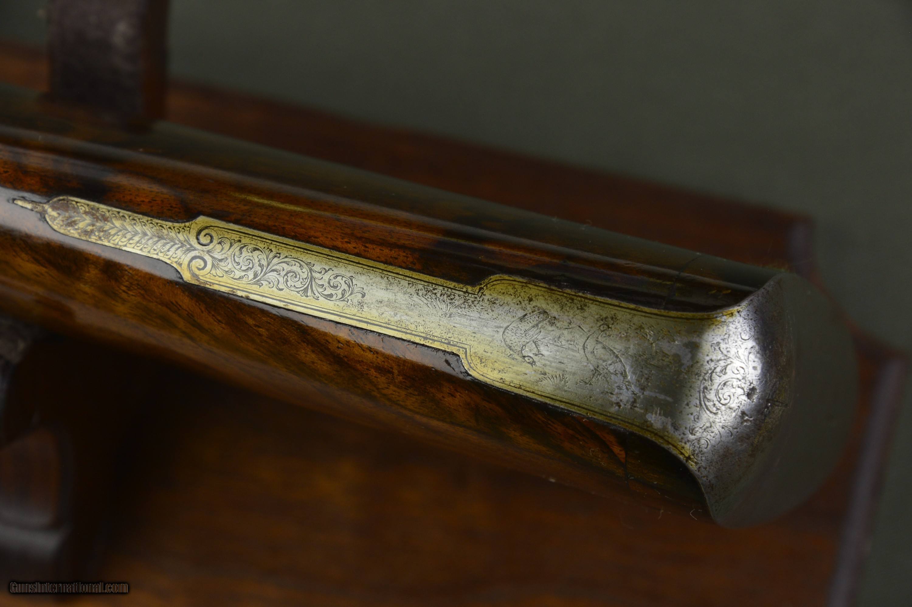 John Manton & Son 12 Bore Hammergun with Extensive Game Scene Engraving ...