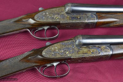 Pair - J. Roberts & Son 12 Bore Model 25 Sidelock Ejectors Made by Arrizabalaga in Spain – Self Openers - Image 1 of 14