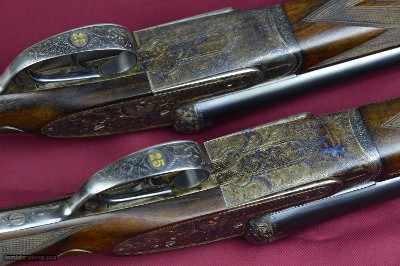 Pair - J. Roberts & Son 12 Bore Model 25 Sidelock Ejectors Made by Arrizabalaga in Spain – Self Openers - Image 3 of 14