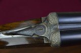 GOEURY 12 Bore Sidelock Ejector with Fabulous Engraving and Highly Figured Walnut – Very High Quality French Double - 2 of 14