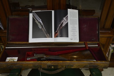 Cogswell & Harrison Sidelock Non-Ejector with Lever-Cocking Toplever and 30” Nitro Damascus Barrels - Image 4 of 15