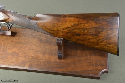 Cogswell & Harrison Sidelock Non-Ejector with Lever-Cocking Toplever and 30” Nitro Damascus Barrels - Image 8 of 15