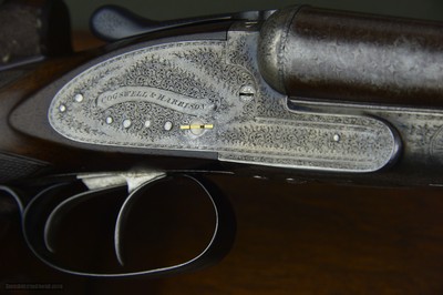Cogswell & Harrison Sidelock Non-Ejector with Lever-Cocking Toplever and 30” Nitro Damascus Barrels