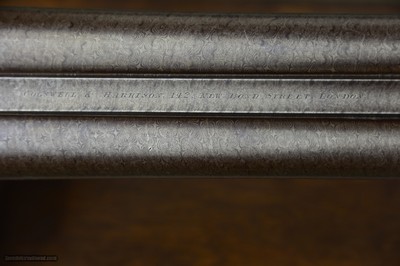 Cogswell & Harrison Sidelock Non-Ejector with Lever-Cocking Toplever and 30” Nitro Damascus Barrels - Image 13 of 15