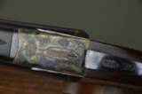 Mainwaring 12 Gauge Belgian Sidelock Ejector Game Gun with Awesome Case Coloring and Highly Figured French Walnut - 3 of 14