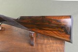 Mainwaring 12 Gauge Belgian Sidelock Ejector Game Gun with Awesome Case Coloring and Highly Figured French Walnut - 8 of 14