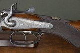 W.R. Pape “The Purdey of the North” 12 Bore Backaction Hammergun with 30” Highly Figured Nitro Damascus Barrels – Recently Refurbished in the UK - 5 of 13