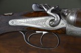 W.R. Pape “The Purdey of the North” 12 Bore Backaction Hammergun with 30” Highly Figured Nitro Damascus Barrels – Recently Refurbished in the UK - 3 of 13