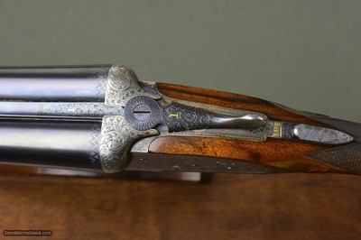Charles Hellis & Sons “Featherweight” 12 Bore Sidelock Ejector – No. 1 of a Pair – Celtic Style Engraving - Image 4 of 13