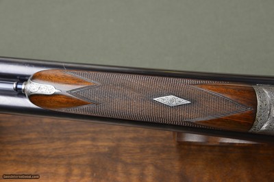 Charles Hellis & Sons “Featherweight” 12 Bore Sidelock Ejector – No. 1 of a Pair – Celtic Style Engraving - Image 9 of 13