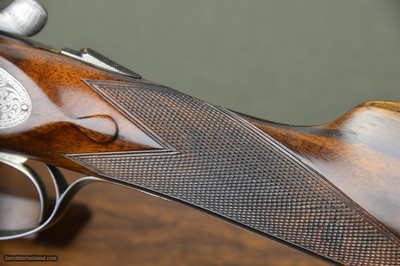 Charles Hellis & Sons “Featherweight” 12 Bore Sidelock Ejector – No. 1 of a Pair – Celtic Style Engraving - Image 8 of 13